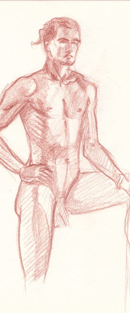 Sketch of Human body. Man.48 by Mag Verkhovets