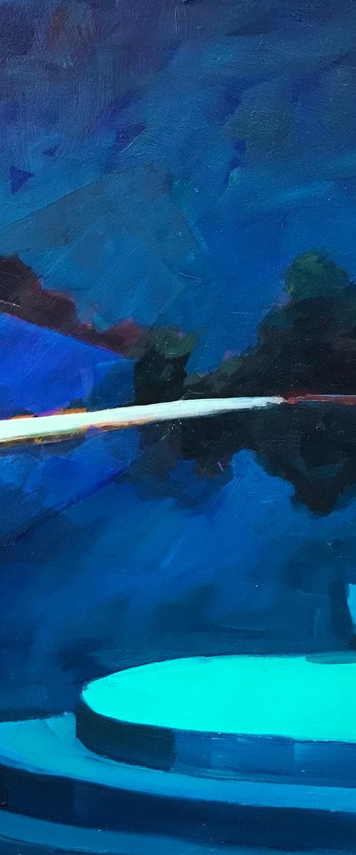 Deep Blue Pool by Joe Mcdonald