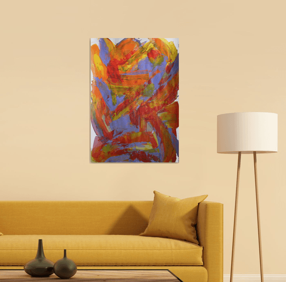 Color Reflection 20235 / ORIGINAL ACRYLIC PAINTING