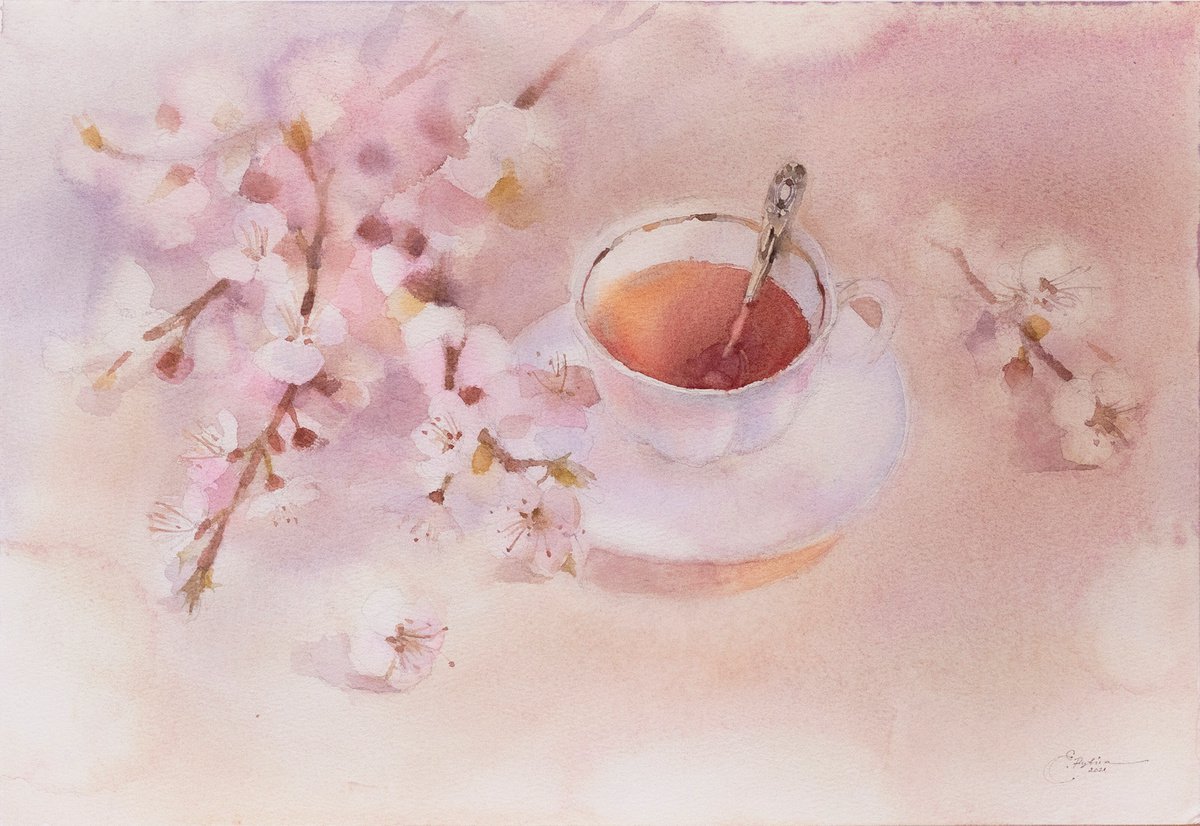 Spring tea by Ekaterina Pytina
