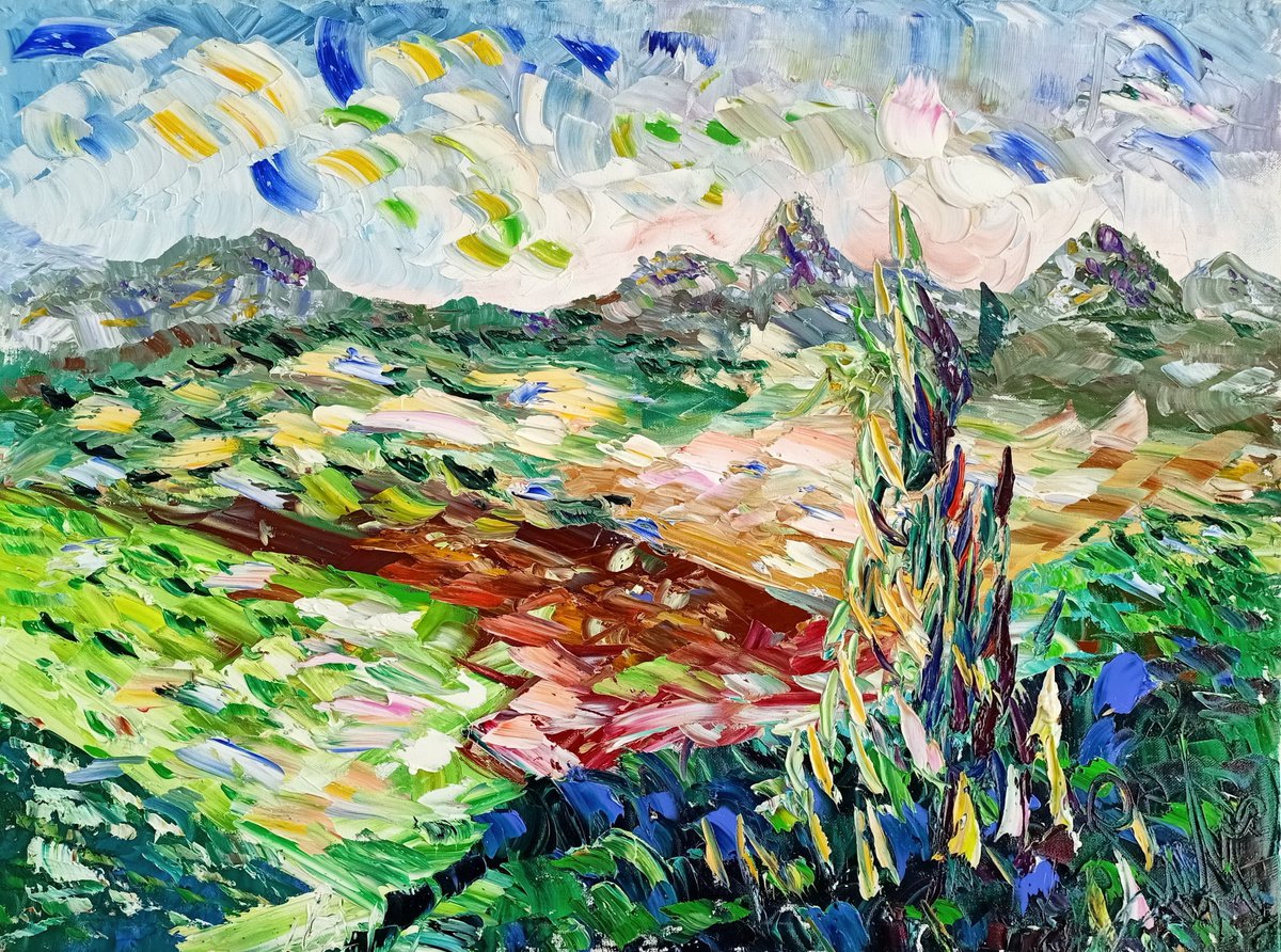 Contrada Scotola By Antonino Puliafico, 31 X 24, Artwork For Sale On Artfinder