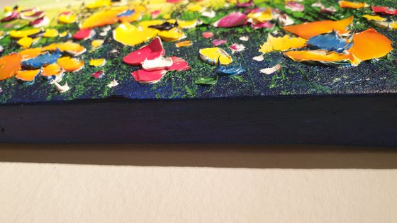 "Northern Lights & Flowers in Love"