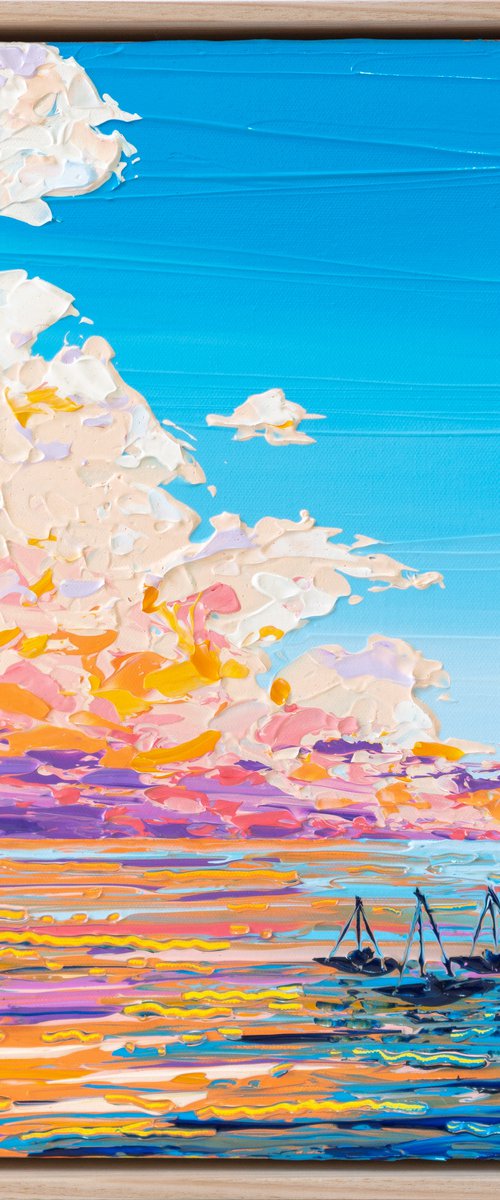 Sunset Sea 9 by Joseph Villanueva