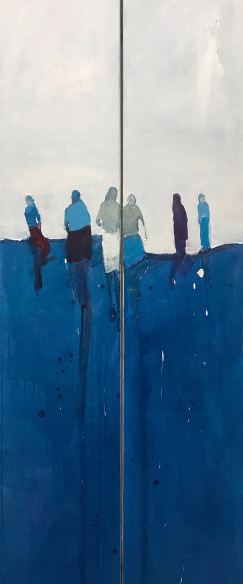Post Scriptum 407. Diptych by Romuald Mulk Musiolik