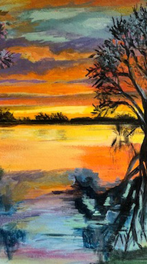 Sunset Reflections by Anne Bannell