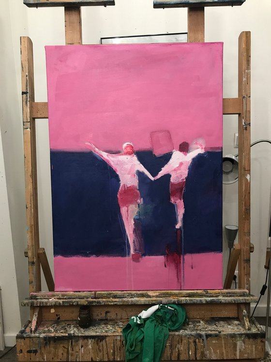 Pinkibath / diptych