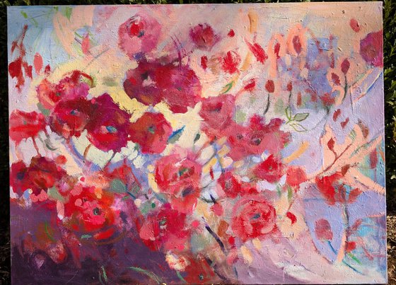 Fall roses.