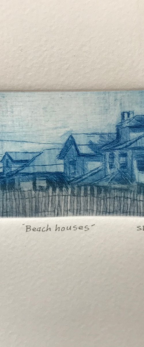 Beach houses. by Stephen Brook