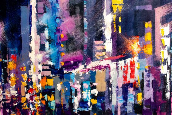 "City lights" cityscape