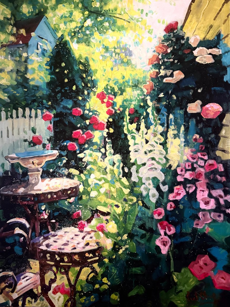  Secret Garden Afternoon By Paul Cheng, 36 X 47, Artwork For Sale On Artfinder