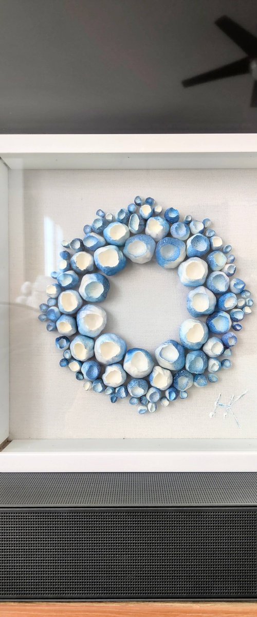 Connection, blue #7 by Natasha Kanevski