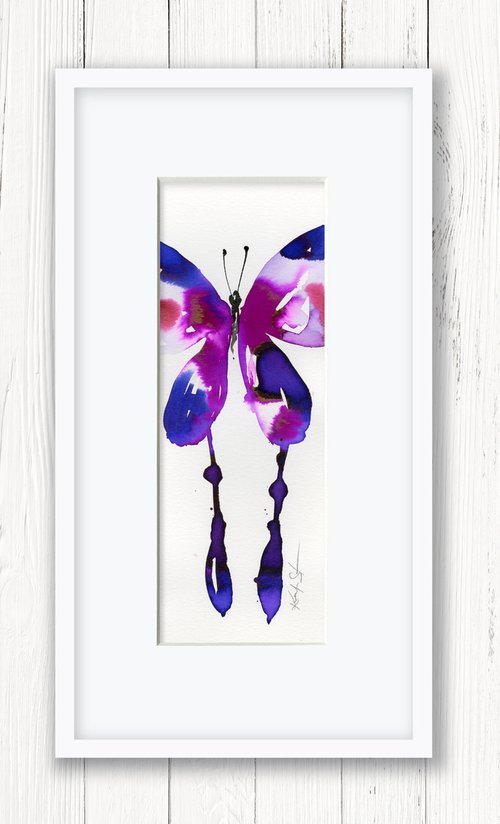 Butterfly Zen 5 - Painting  by Kathy Morton Stanion by Kathy Morton Stanion