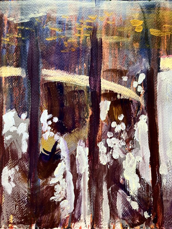 Temple with trees