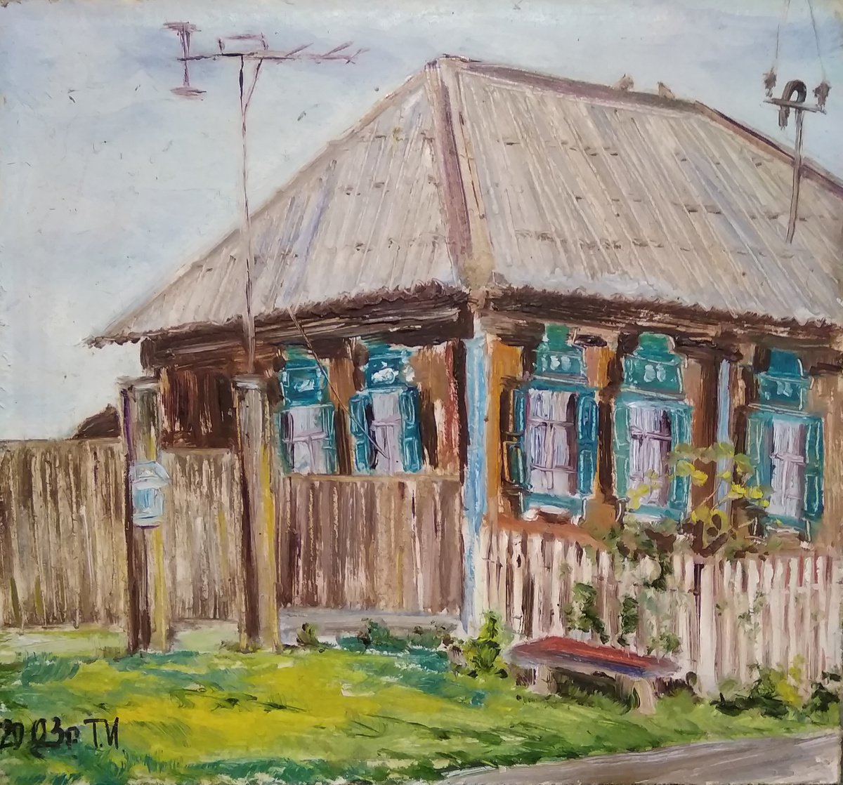 old house by Irina Tolstikova