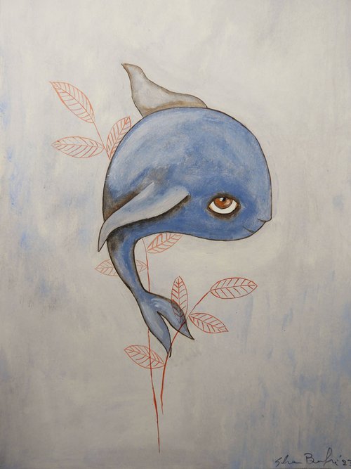 The sweet fish in blue by Silvia Beneforti