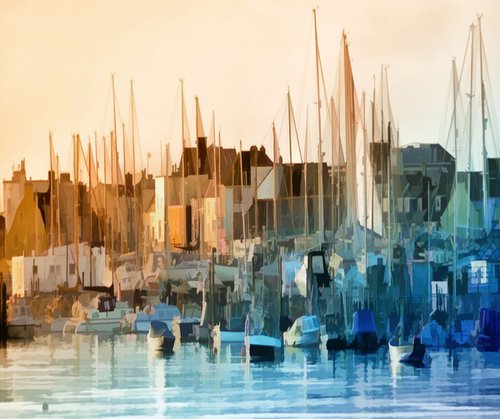Shoreham from the Sea by Christopher West