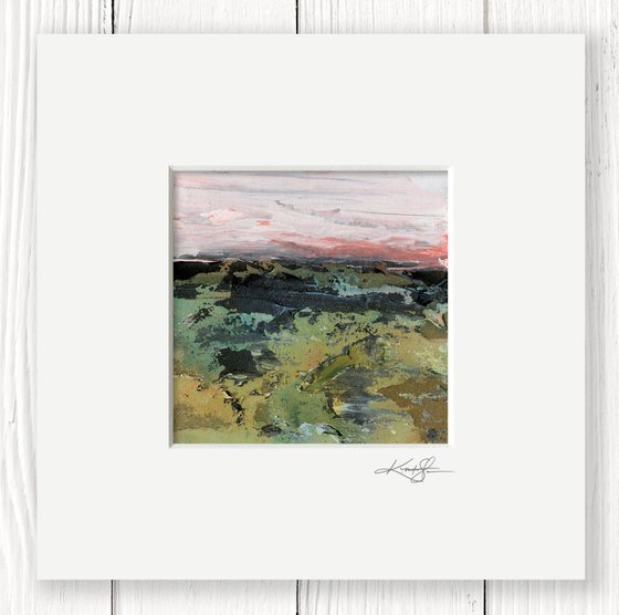 Mystical Land 416 - Textural Landscape Painting by Kathy Morton Stanion