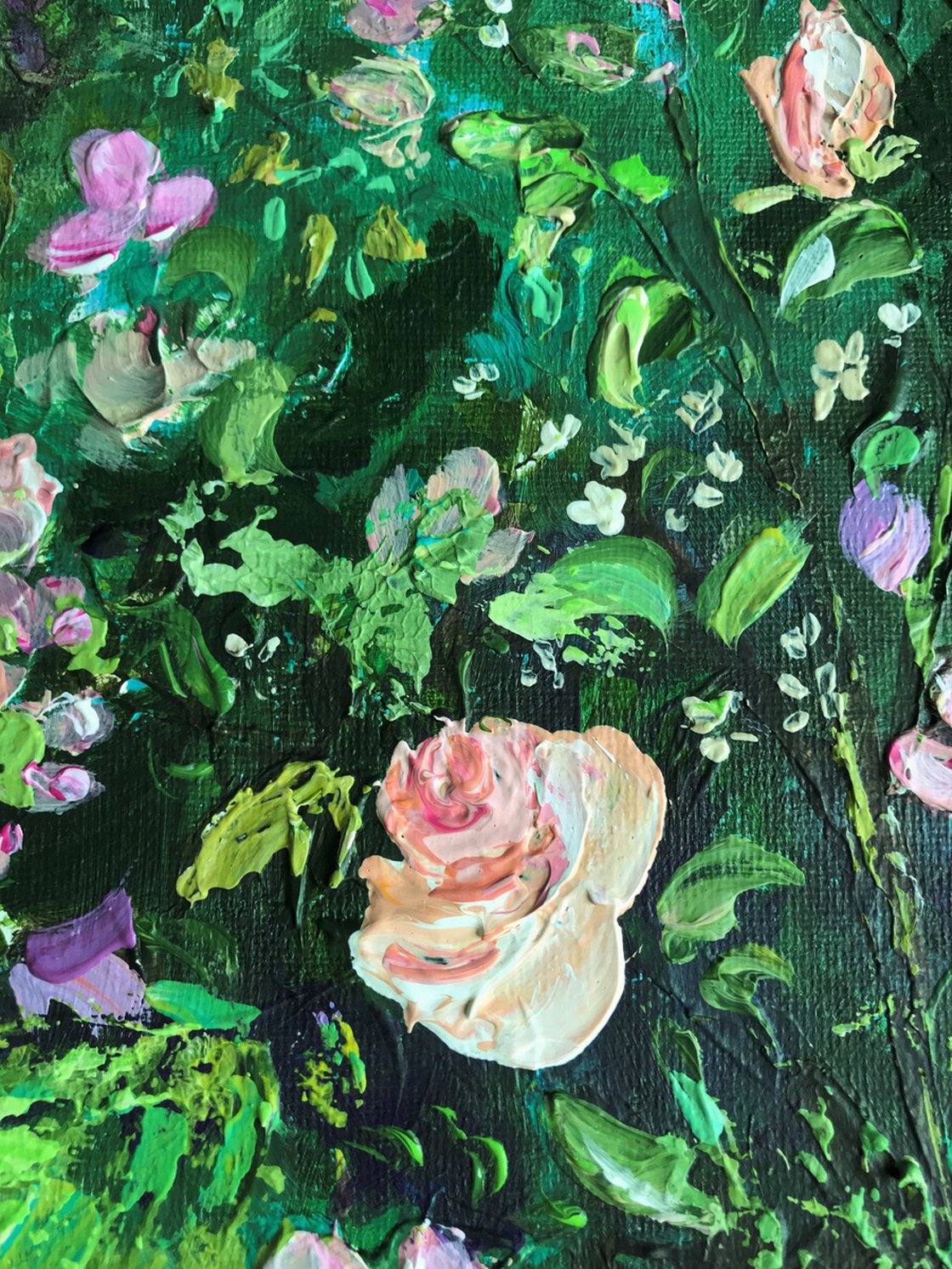 A Secret Garden Painting by Colette Baumback