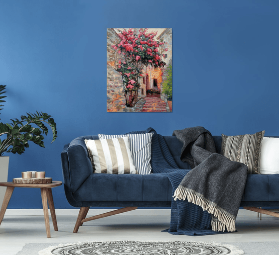 "Evening courtyard "