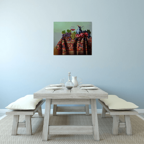 Still Life with Armenian Carpet