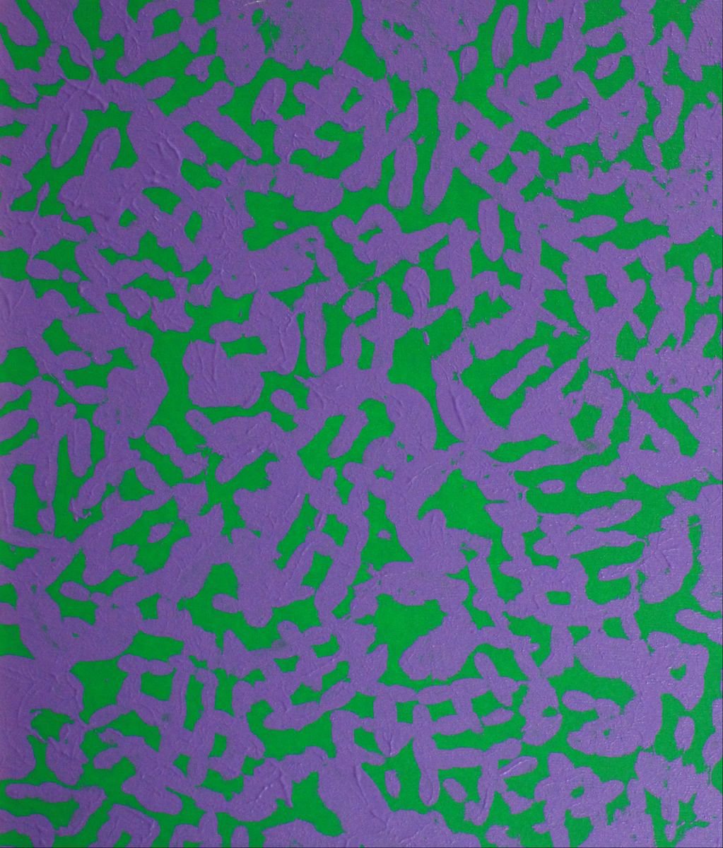 Green Purple (57x67 cm) by Narek Avetisyan