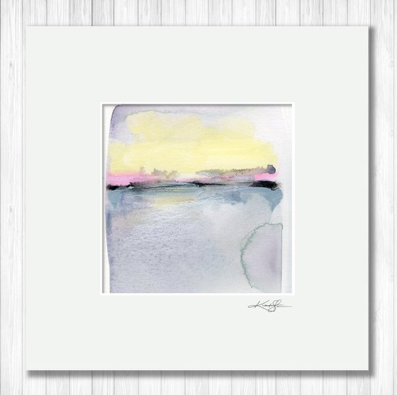 Tranquil Dreams 5 - Abstract Landscape/Seascape Painting by Kathy Morton Stanion