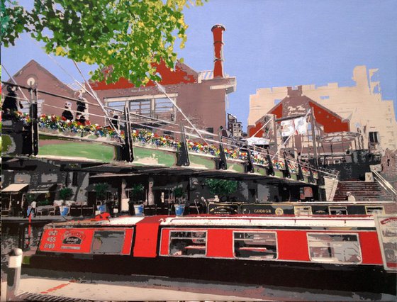 Red Barge, Brindley Canal, Birmingham