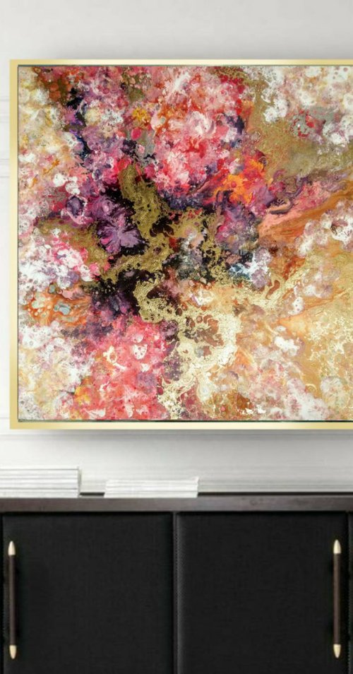Custom order for Joanne Sunshine  (91x91cm) by Eleni Denart
