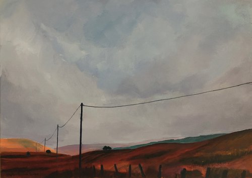 'Scottish Borders landscape near Moffat' by Stephen Howard Harrison