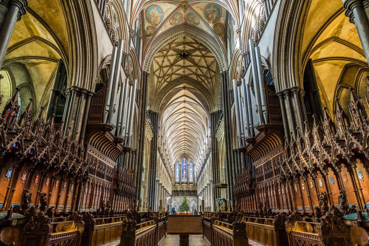 Within Salisbury Cathedral by Kevin Standage
