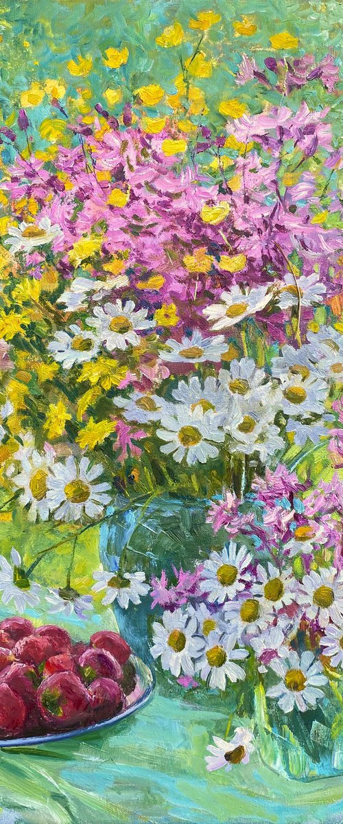 Bouquet of daisies by Aleksandr Dubrovskyy