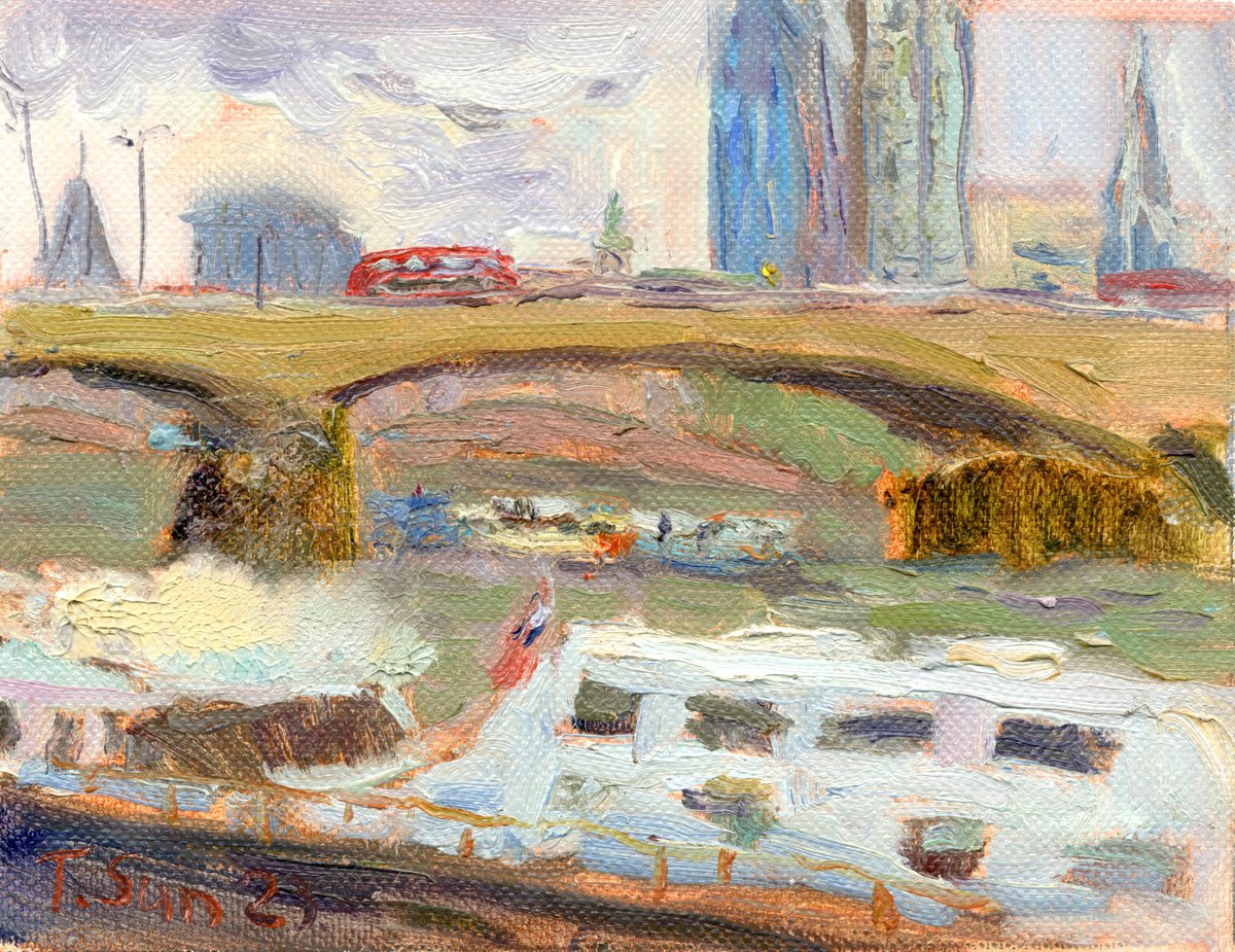 London Bridge At The Centre 01 By Tanya Sun, 12 X 8, Artwork For Sale On Artfinder