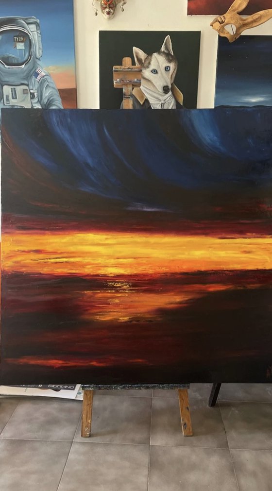 Dramatic sunset
