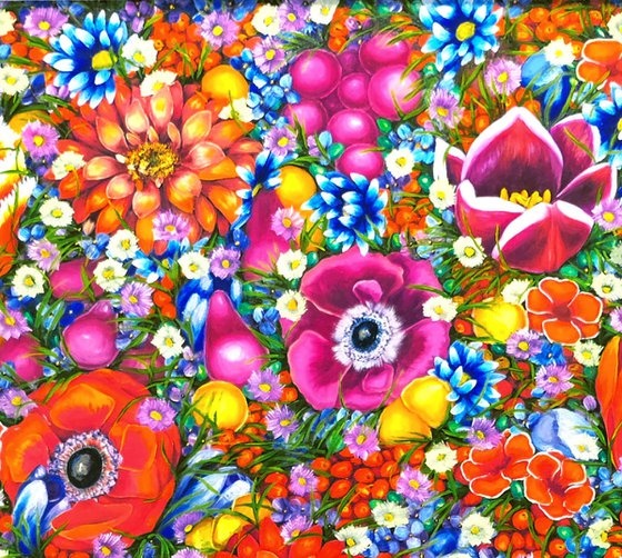 Flowers Love for Red