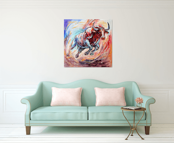 Running bull III