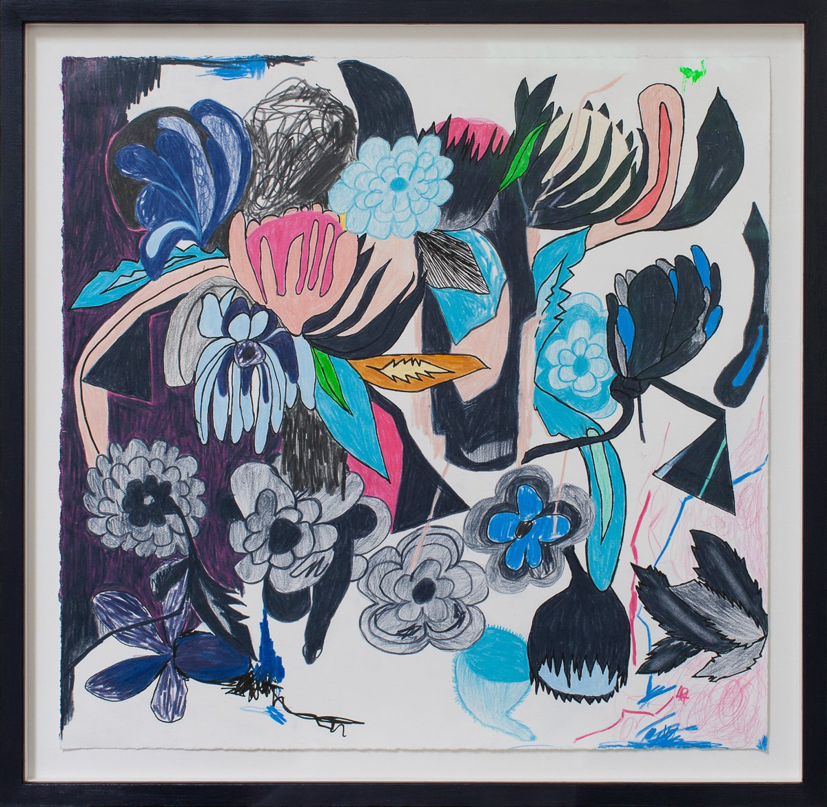 Organic Drawing , Scent Of Summer By Heidi P, 20 X 19, Artwork For Sale On Artfinder