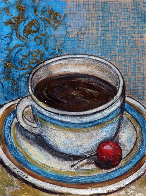 Cup of coffee by Elizabeth Vlasova