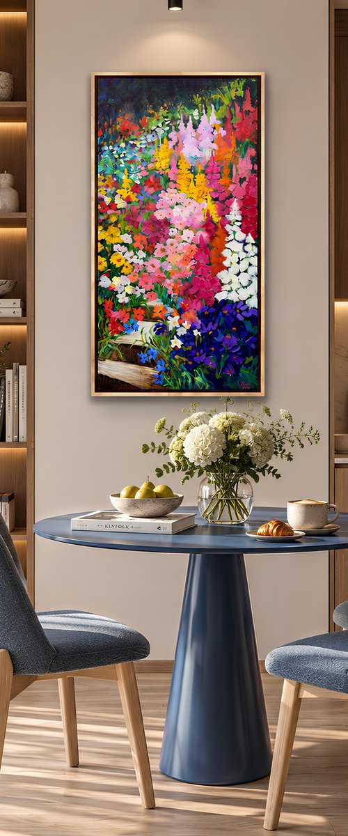 "We Met Between the Flowers" by Julia Borg
