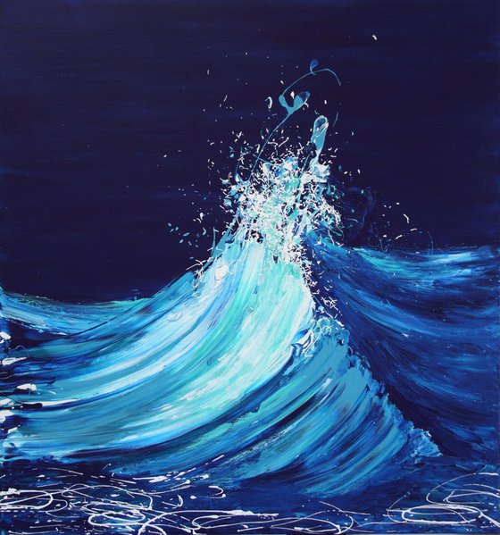 Wave Series 'Rising' Large Seascape
