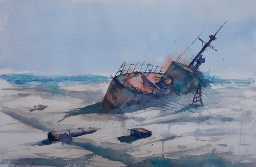 ship wreck by Giorgio Gosti