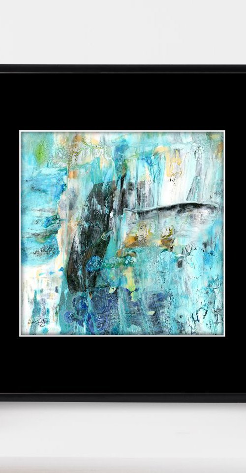 Abstract Dreams 59 - Mixed Media Abstract Painting in mat by Kathy Morton Stanion by Kathy Morton Stanion