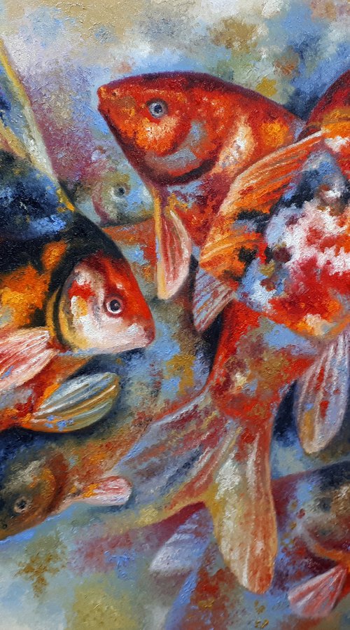 Seven goldfish by Serhii Voichenko