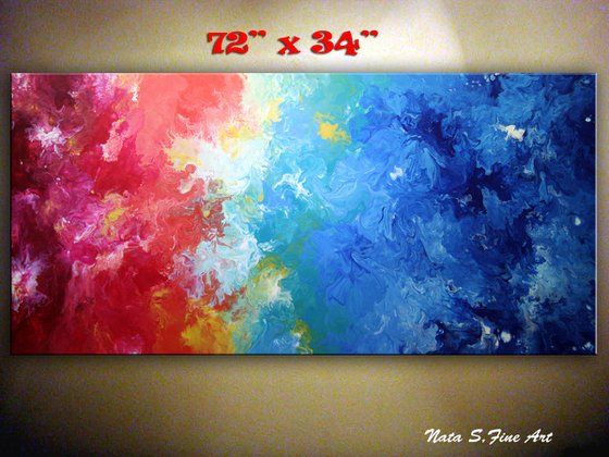 My Fantasies - Extra Large Abstract Painting