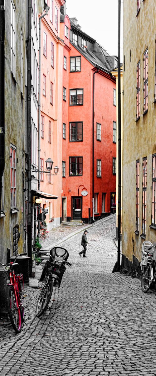 " Old street. Stockholm " Limited Edition 1 / 15 by Dmitry Savchenko