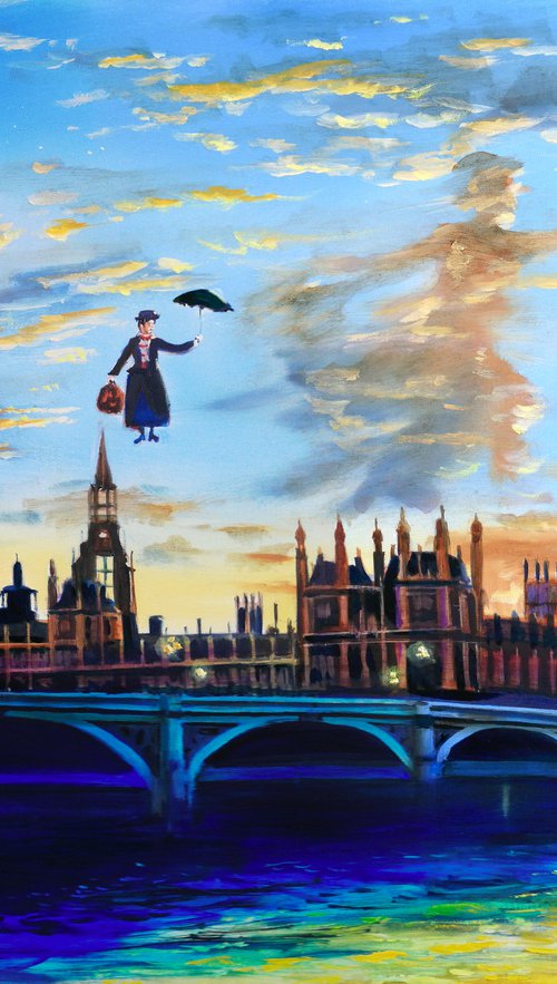 Mary Poppins returns to London by Gordon Bruce