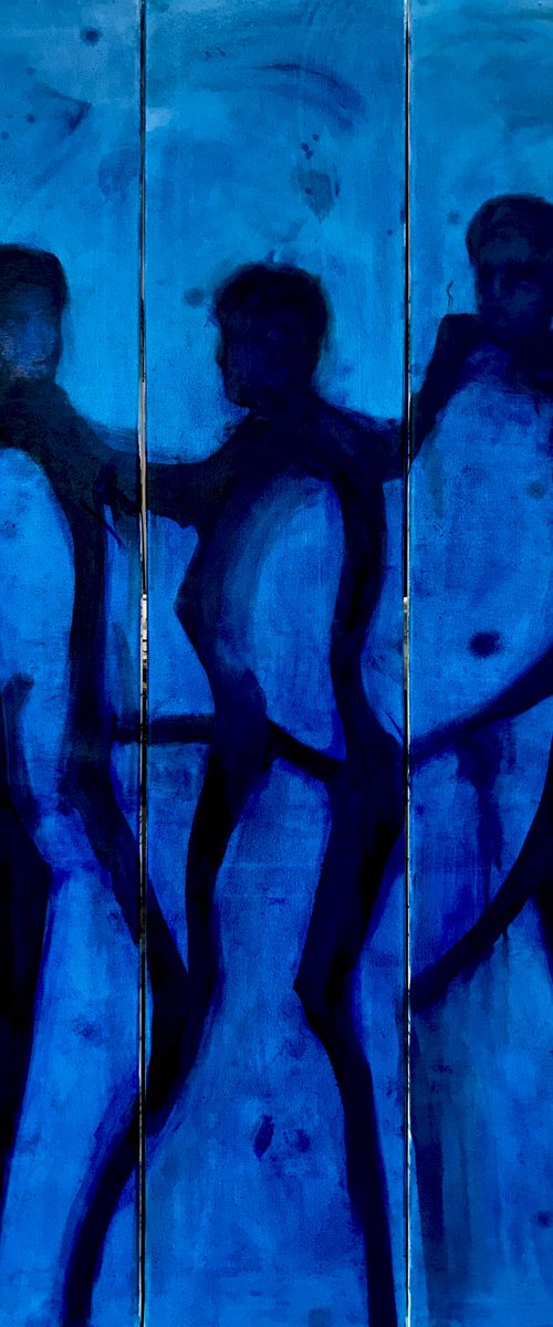 Post Scriptum 403. Triptych by Romuald Mulk Musiolik
