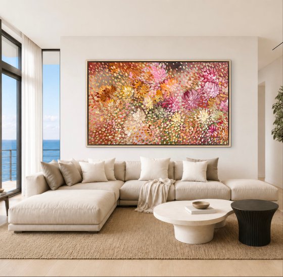 Fireworks of Blooming Petals