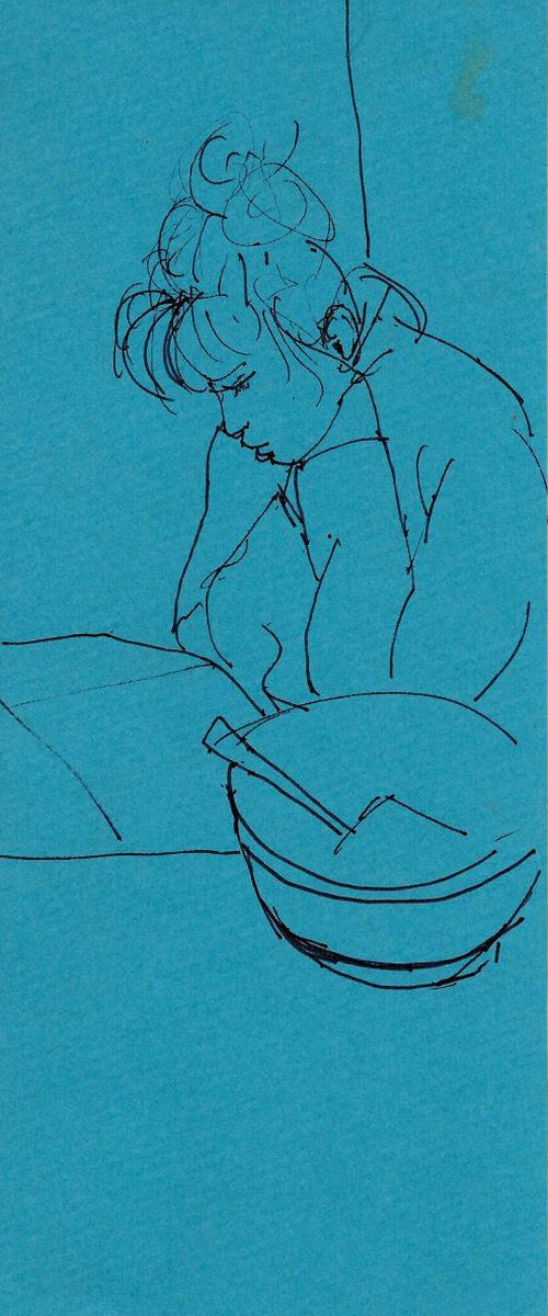 Reader 15, 9x24 cm by Frederic Belaubre