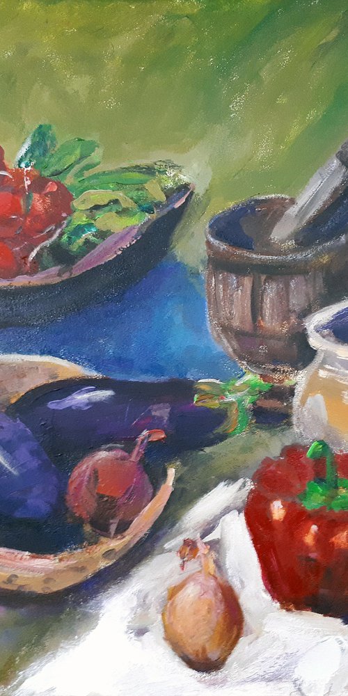 Still life with vegetables by Salana Art Gallery