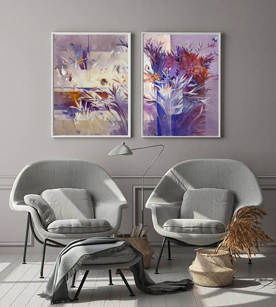 Harmony of Autumn. Diptych
